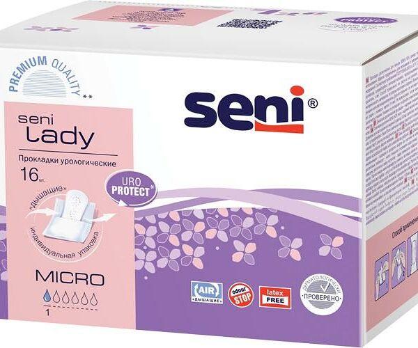 Прокладки урологические Seni Lady Micro 16 шт