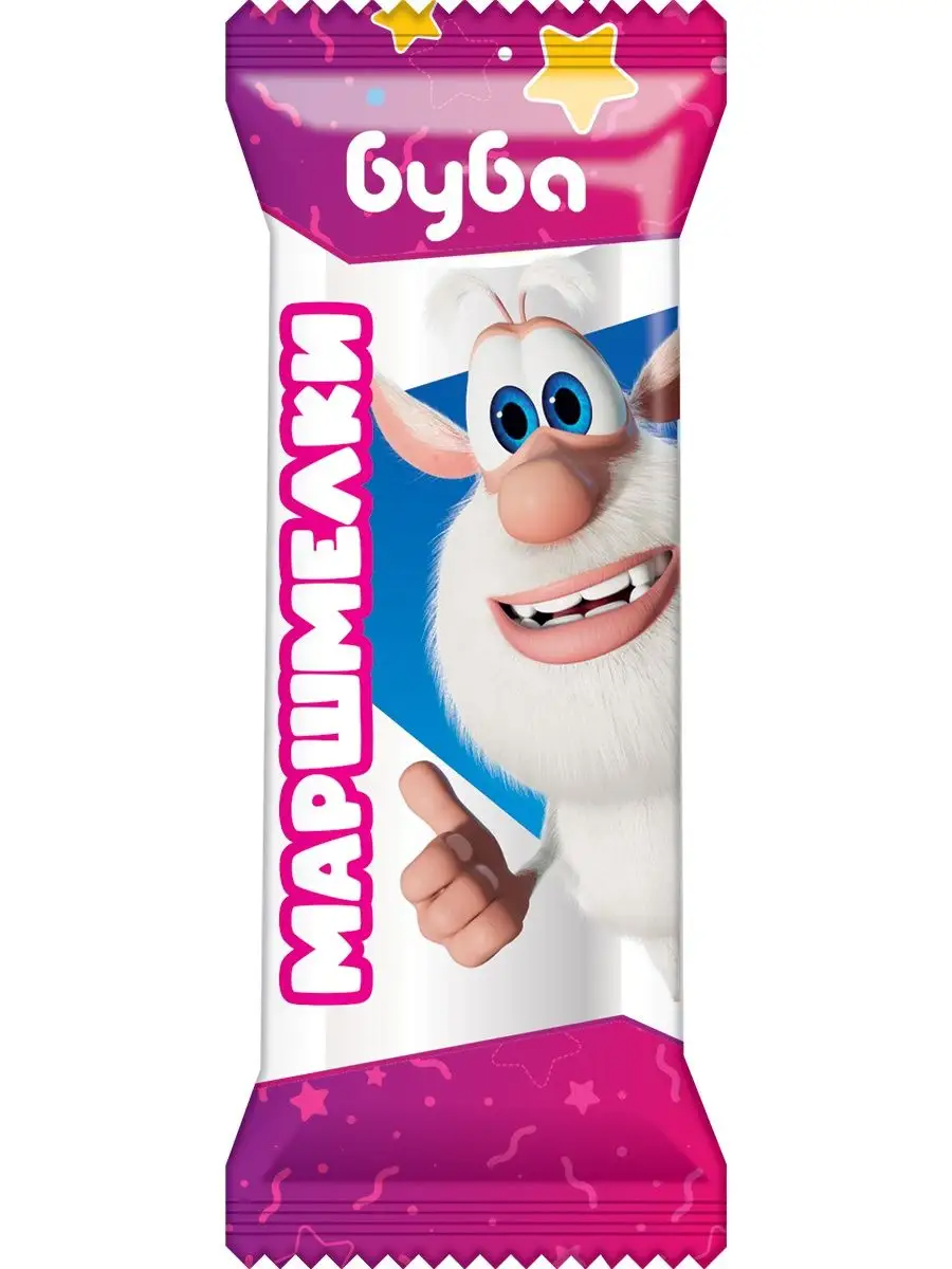 

Маршмелки Конфитрейд Буба Робло А4 дизайн в ассортименте 1 шт 12 г