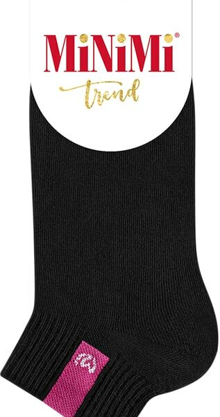 Носки женские MiNiMi Trend 4211 с эмблемой Nero черный Размер 39-41