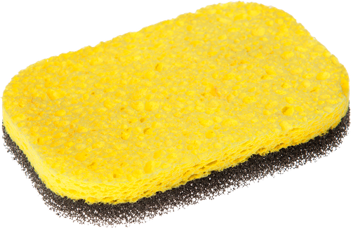 Губка для посуды You'll Love 10.5x7.5x2 см, желтый, серый, 2 шт