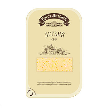 Сыр Савушкин продукт Брест-Литовск Легкий 35% полутвердый нарезка
