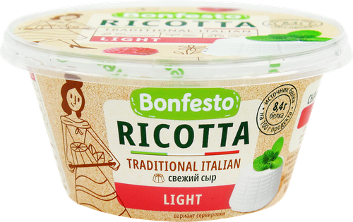 

Сыр рикотта Bonfesto 40% 250 г