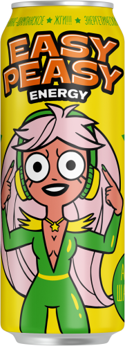 

Напиток Easy Peasy энергетический Ананас-шампанское 0.45 л