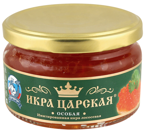 

Икра лососевая Царская Особая имитированная, 220г