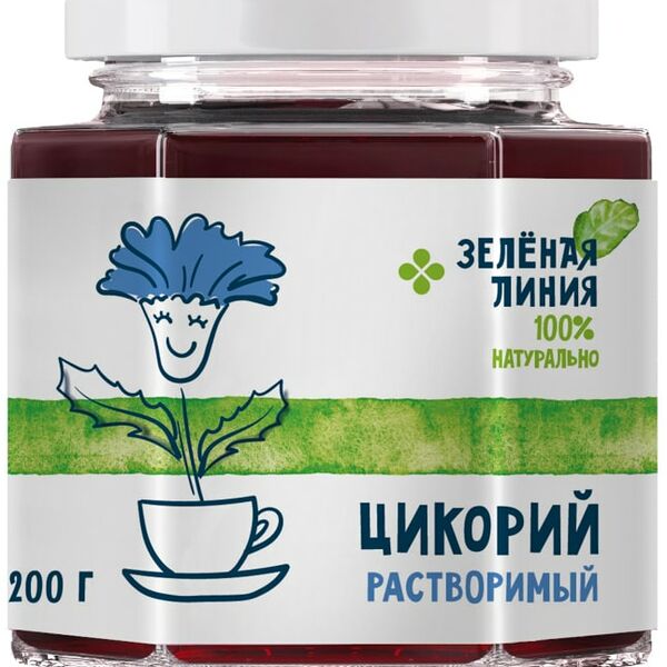 Цикорий Зеленая линия растворимый 200г