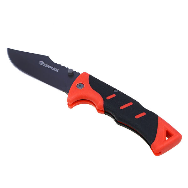 Ермак нож туристический складной 22,5(9,7х0,35)см ручка двухкомпонентная