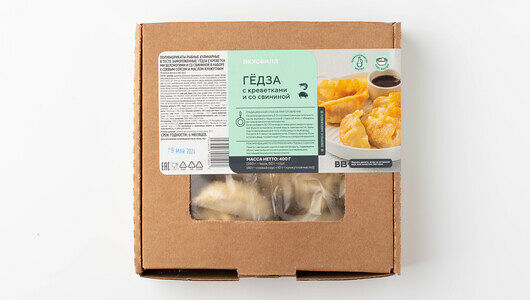 Гёдза с креветками и со свининой, зам.(Продукт замороженный)