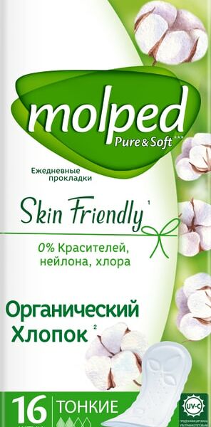 Прокладки ежедневные Molped Pure&Soft 16шт