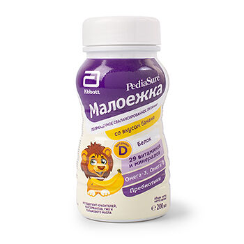 Питание детское PediaSure Малоежка со вкусом банана 200 мл