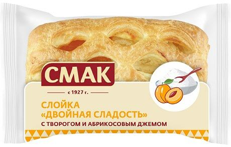 Слойка СМАК Двойная сладость 90г