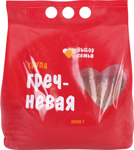 Крупа гречневая Выбор семьи 1-й сорт, 2кг