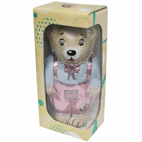 Шоколадные фигурки Золотое Правило Медвежонок из молочного шоколада в подарочной упаковке, 1 шт дизайн в ассортименте 70 г