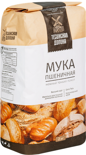 

Мука Тесинская долина пшеничная 2 кг