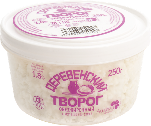 

Творог Ашатли деревенский 1,8%