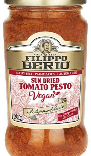 Соус Fillipo Berio Vegan Песто с вялеными томатами 190г