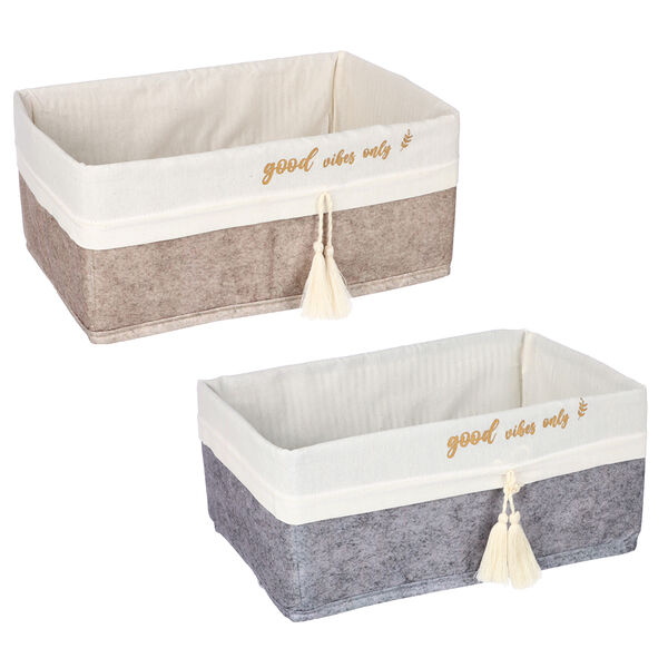 Vetta короб прямоугольный good vibes only, 30x20x13 см