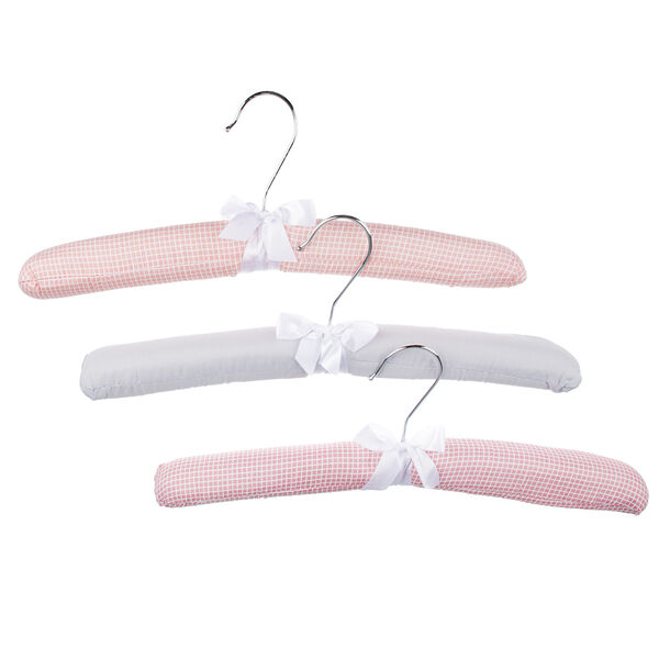 Vetta набор вешалок 3шт, 38 см, дерево, тканное покрытие