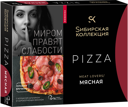 Пицца Сибирская коллекция Meat Lovers Мясная 420 г