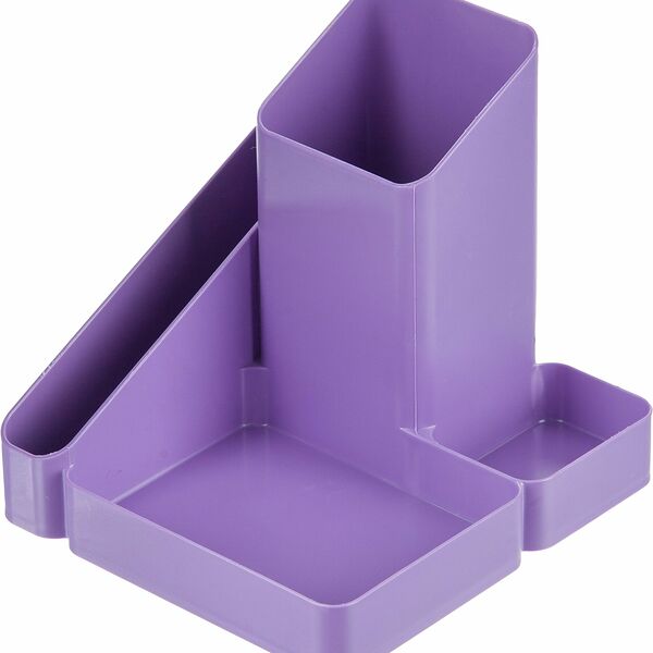 Подставка-органайзер д/канцеляр.мелочей Attache Акварель 4отделения фиолет