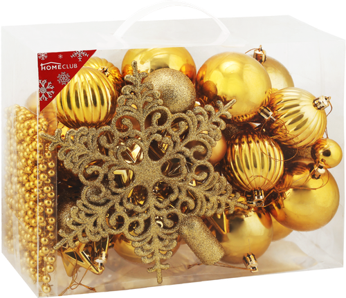 

Набор украшений Homeclub пластик 50 шт. цвет в ассортименте