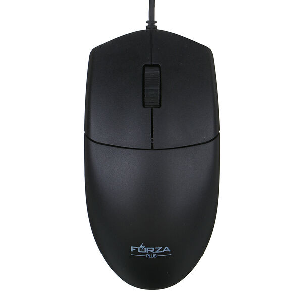 Forza компьютерная мышь проводная стандарт, 1000dpi, длина провода 125см, чёрный