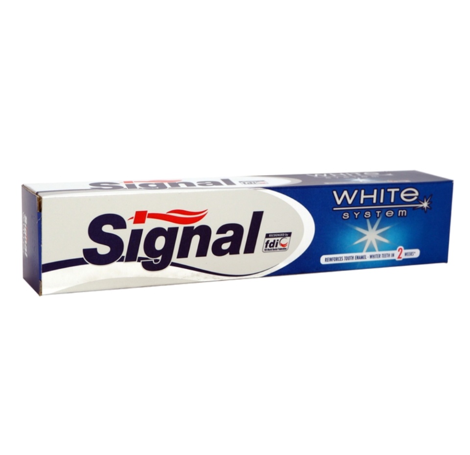 

Зубная паста отбеливающая Signal Plus 75 мл