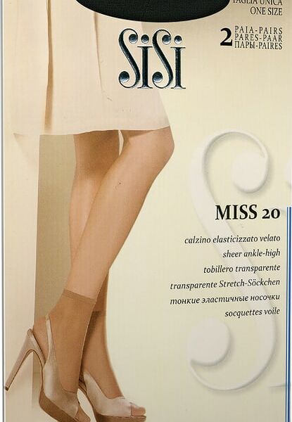 Носки SiSi Miss 20 Nero Черные 2 пары