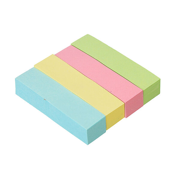 Закладки Clipstudio с клеевым краем бумажные 5x1.2 см, 4x100 листов