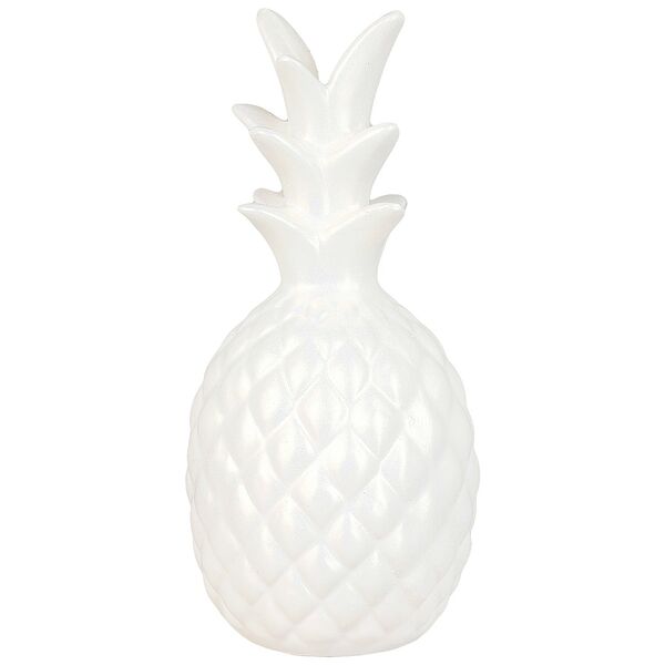 Копилка Ананас, 25х12х12 см, белый