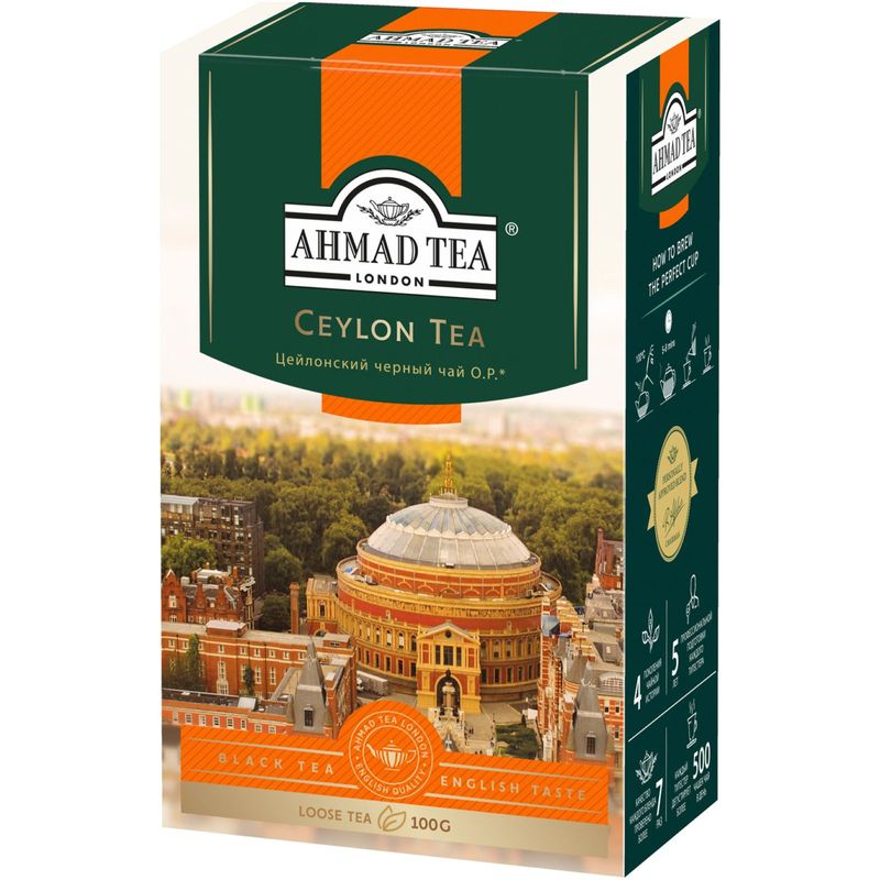 

Чай черный Ahmad Tea Premium Ceylon Orange Pekoe 100 г
