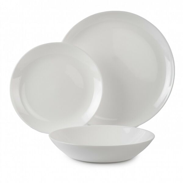 Набор столовый Luminarc  Diwali white, 18 предметов, стекло