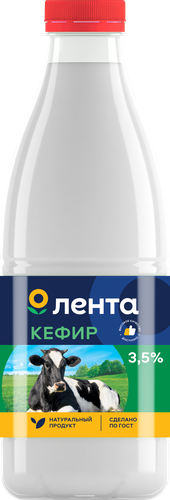 

Кефир Лента 3.2 % без змж 850 г