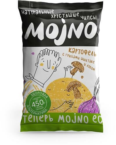 Чипсы картофельные Mojno с грибами и луком со сметаной 75 г