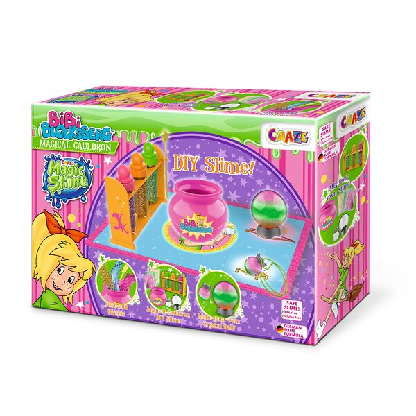 Набор для творчества создания слаймов Волшебный котелок Craze Magic Slime 4г+