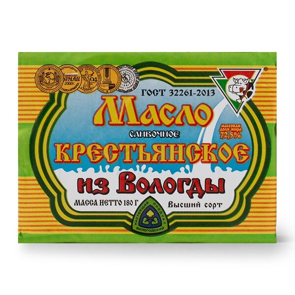 Масло сливочное 72,5% ТМ Из Вологды