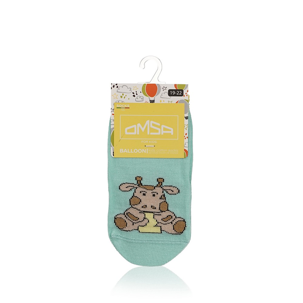 Детские носки Omsa Kids Цифры Menta р.19-22