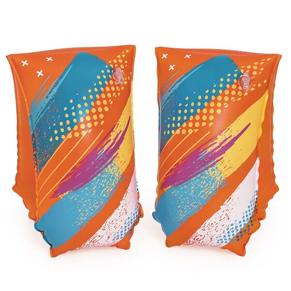 Нарукавники для плавания надувные Bestway 32274 Colorify ToughLite размер L-XL 5-12 лет, 30x15 см