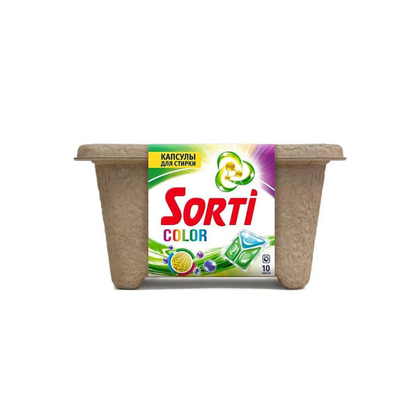 Капсулы для стирки Sorti Color 10 штук