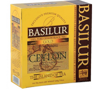 Чай черн Basilur Ceylon the island of tea байх цейл неаром Золотой 200г