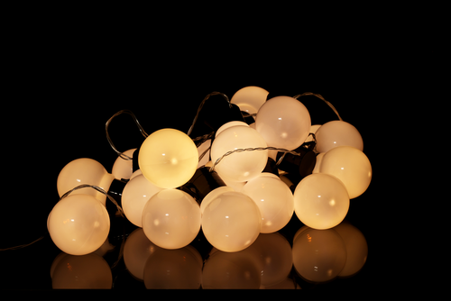 

Электрогирлянда светодиодная HOMECLUB Party lights 20LED-ламп, дизайн в ассортименте, на батарейках Арт. WLE2022012, 2,85м