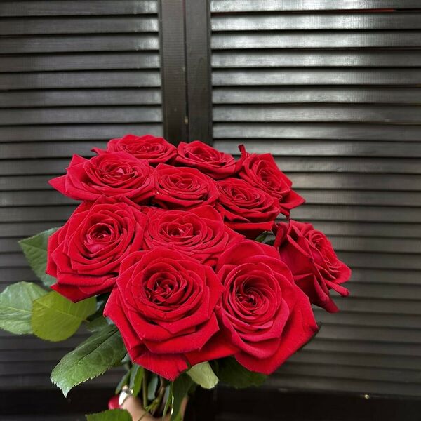 Букет из 11 красных роз 60 см