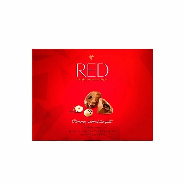 Конфеты Red Billordy молочный шоколад с карамельной начинкой