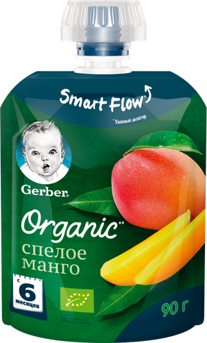 

Пюре фруктовое Gerber Спелое манго, с 6 месяцев, 90 г