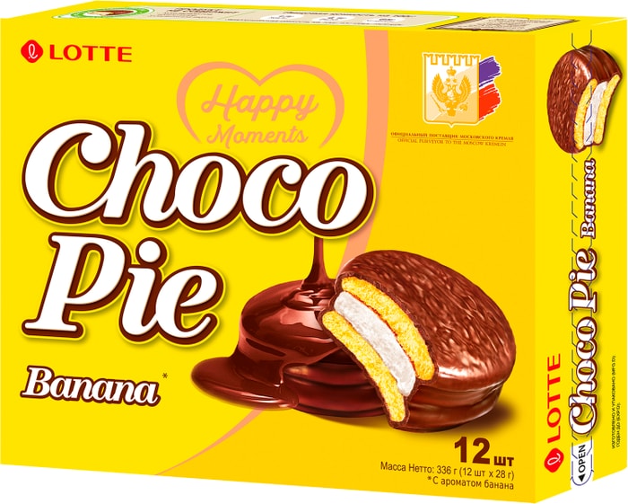 

Пирожное Choco Pie Банан 12 шт. х 28 г