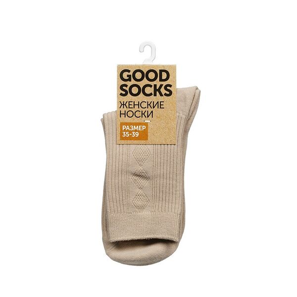 Носки женские Good Socks однотонные WHW22582-69, р 35-39 бежевый
