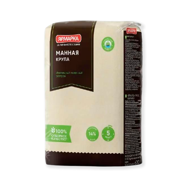 Крупа Ярмарка манная 600 г