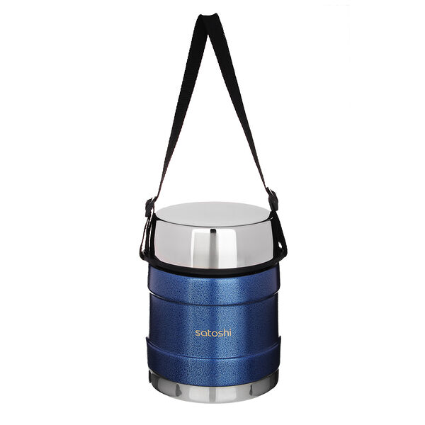 Satoshi торнадо ланч-бокс 1л, с широкой горловиной, нержавеющая сталь
