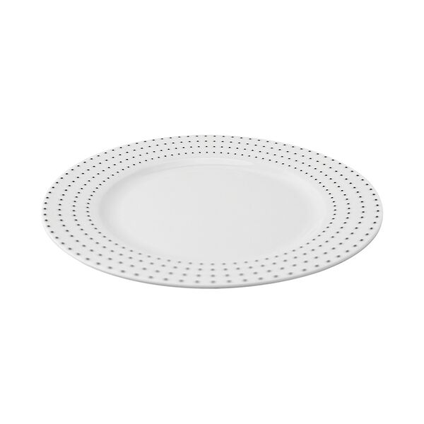 Тарелка десертная Esprado Puntos, 19.2 см, костяной фарфор