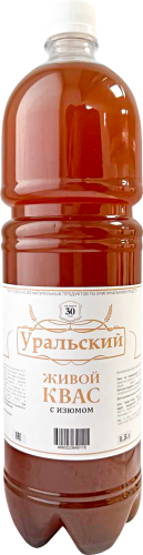

Квас Уральский Живой с изюмом 1.5 л