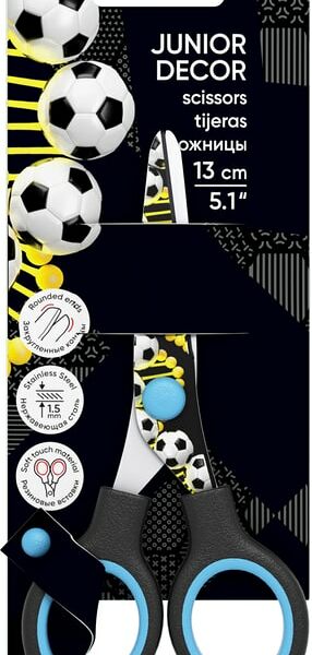 Ножницы ErichKrause Junior Decor Sport DNA 13см